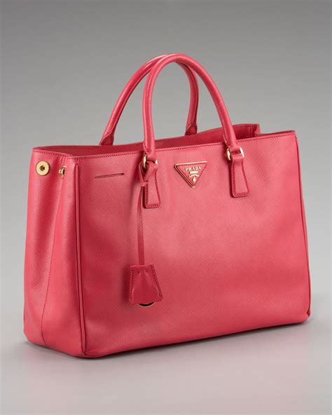 pink prada saffiano tote|Prada saffiano lux tote bag.